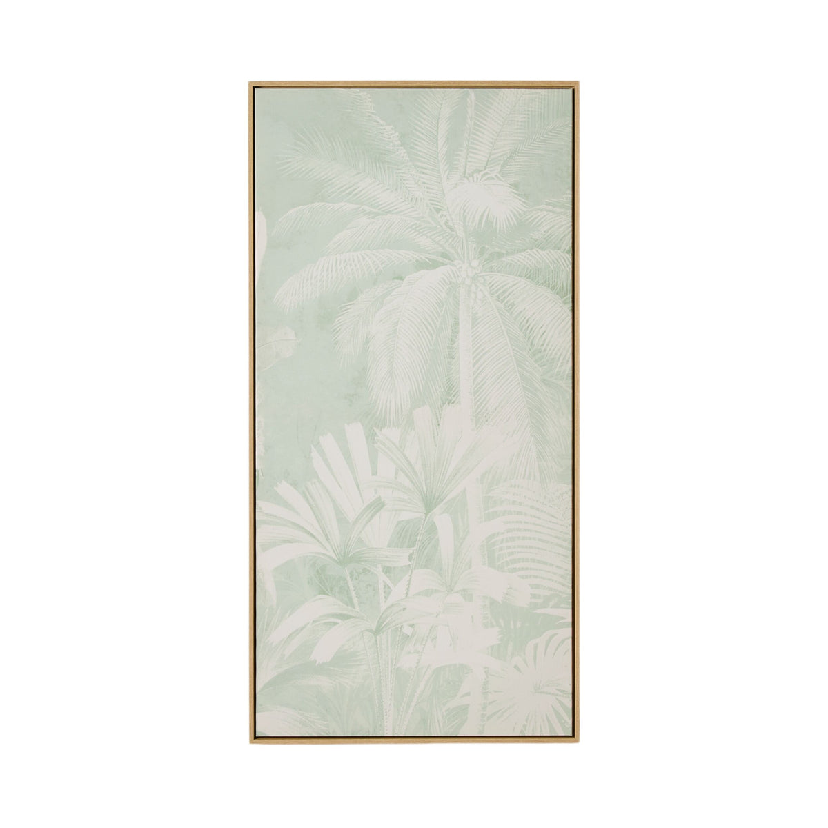 Sage Jungle Trio Framed Canvas Print 190x120cm