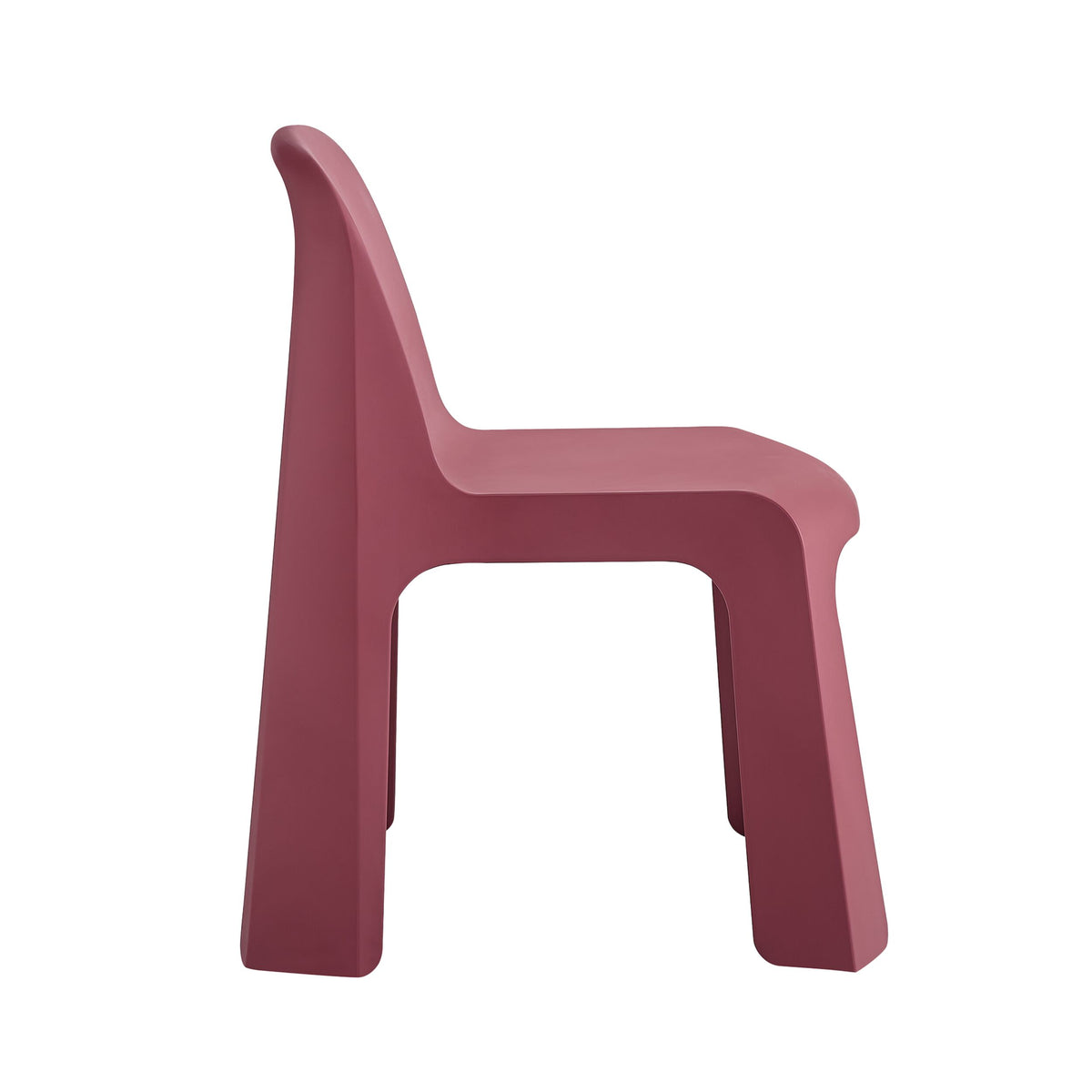 Arc Dining Chair Dusty Rose