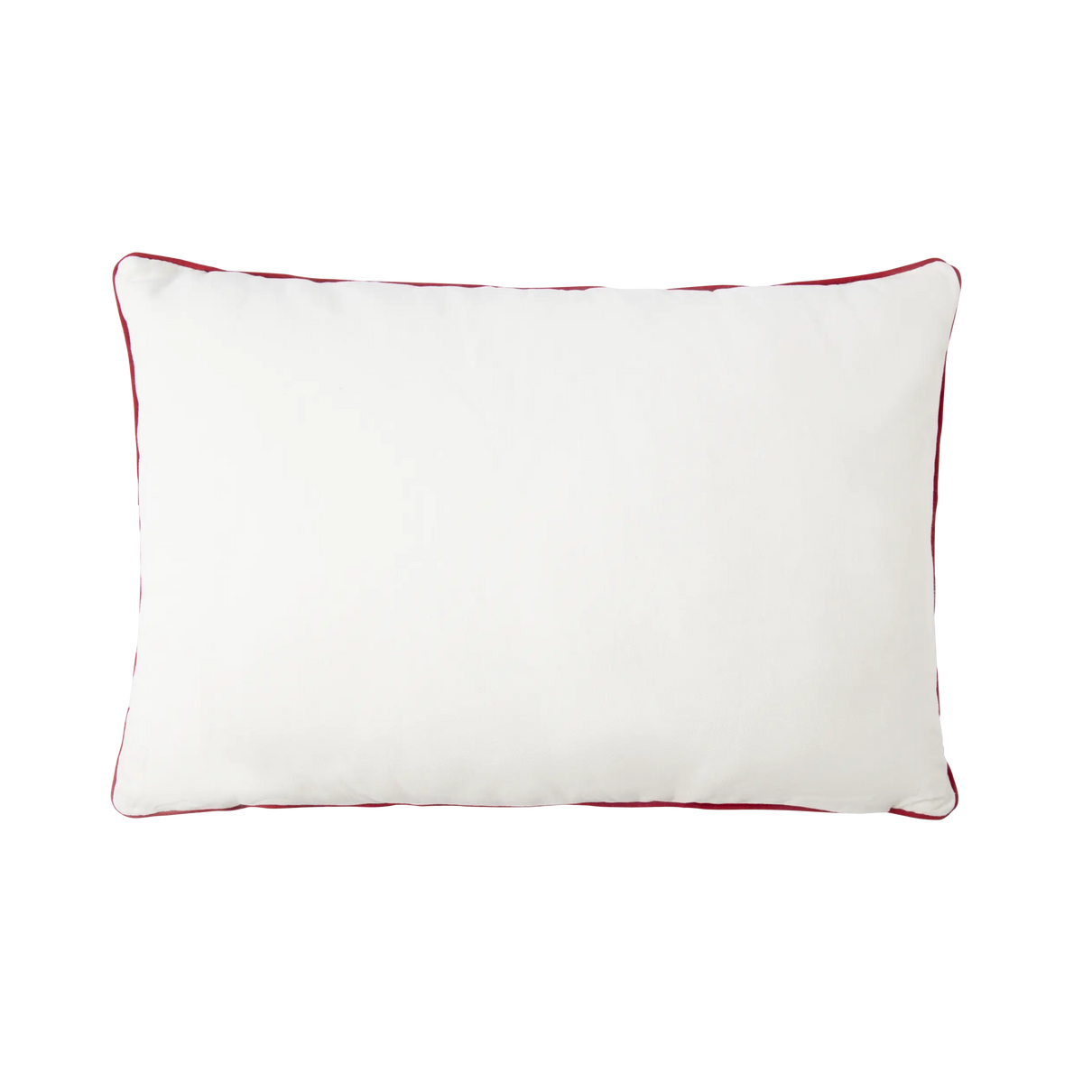Stitch Rose Berry Embroidered Cushion 40x60cm