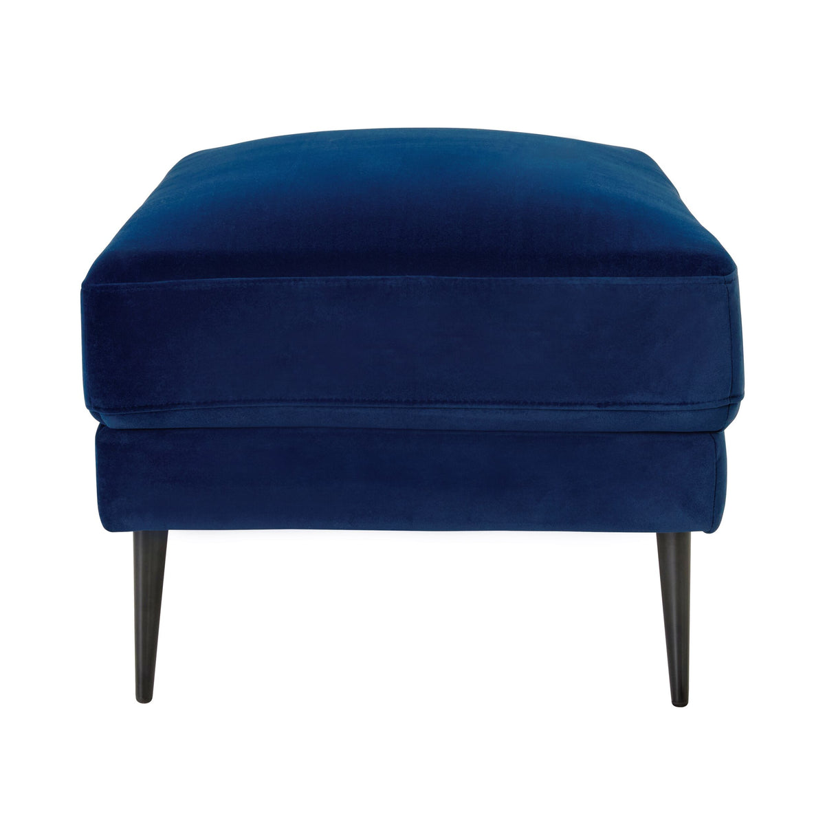 Irvine Ottoman Velvet Indigo