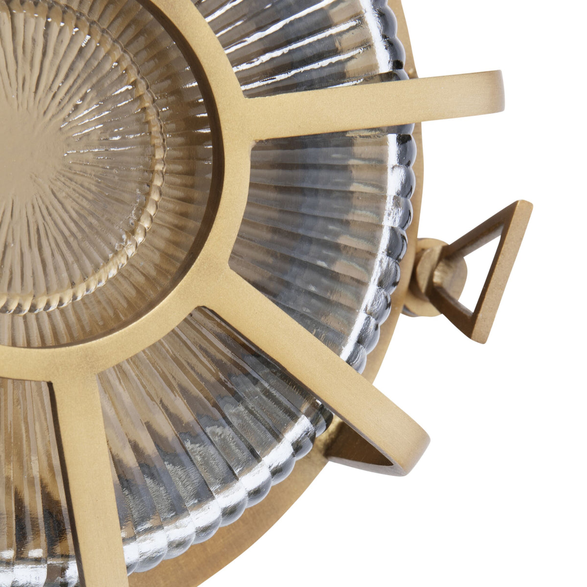 Seagate Exterior Wall Bracket Solid Brass 21x11cm