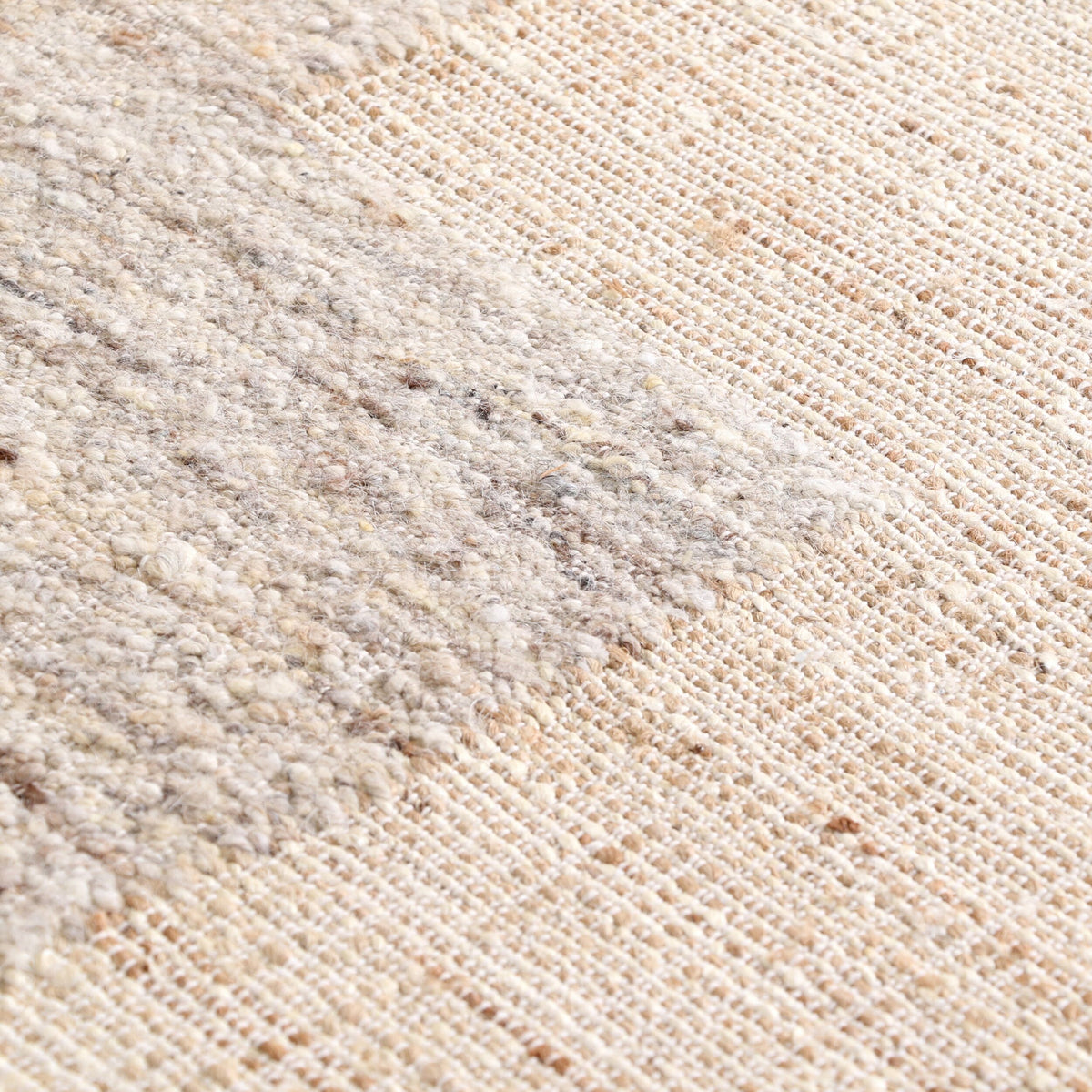 Sandstone Jute Wool Rug 150x240cm