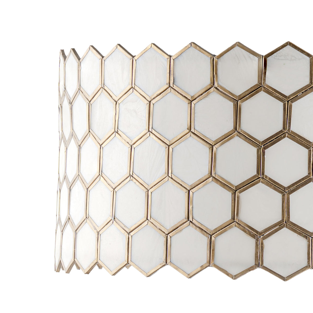 Honeycomb Resin Chandelier Large 54x27cm
