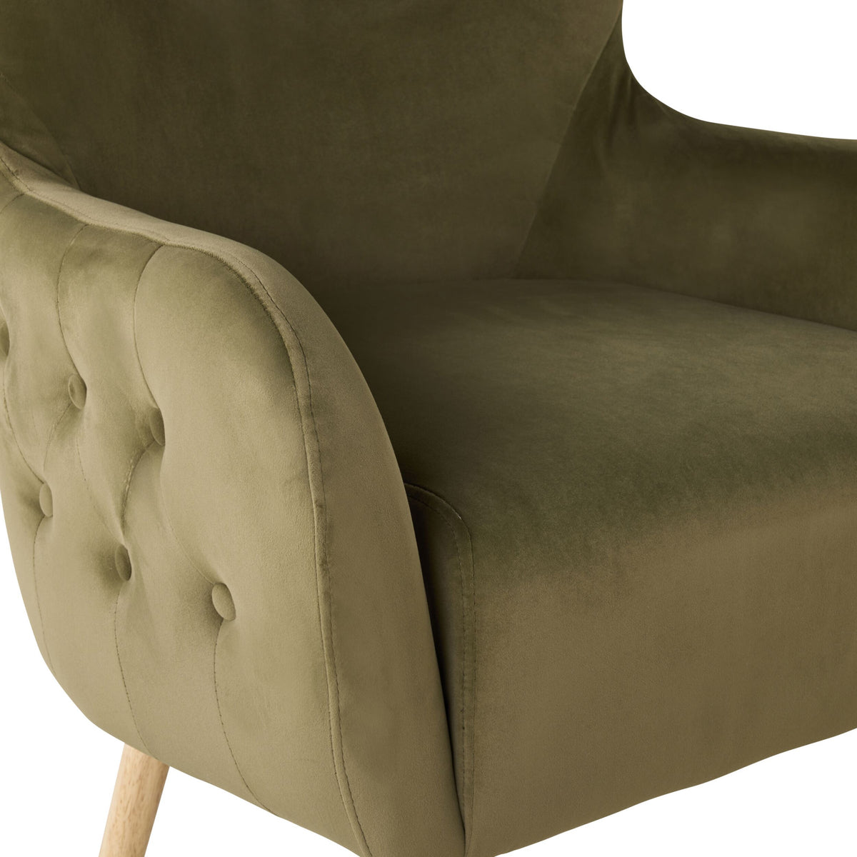 Amira Occasional Chair Velvet Moss