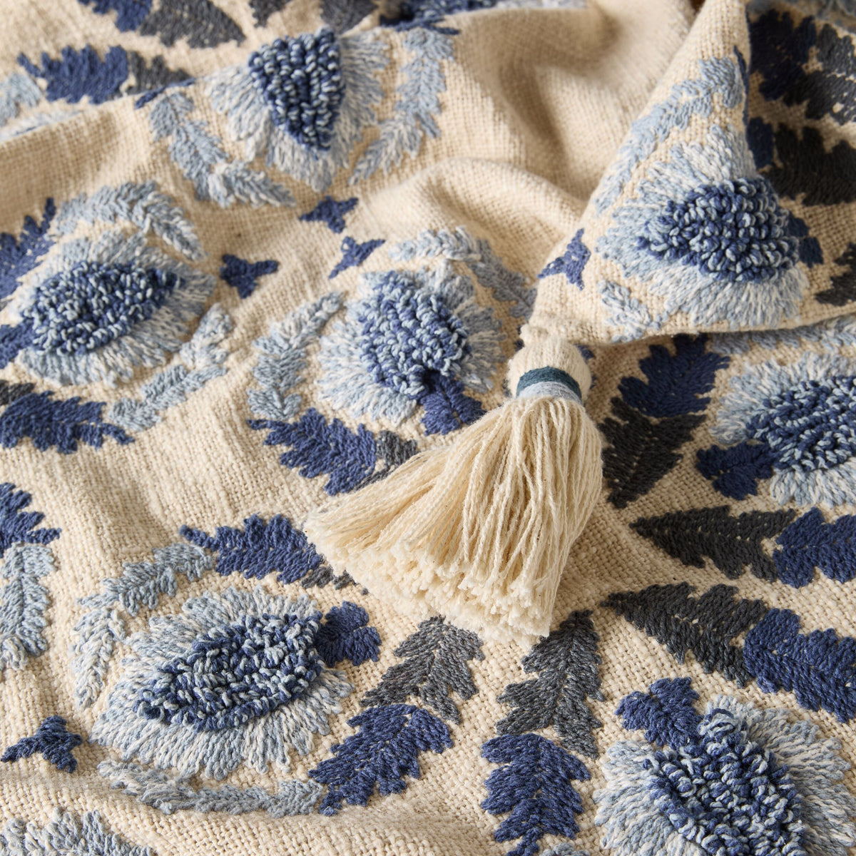 Nila Embroidered Throw