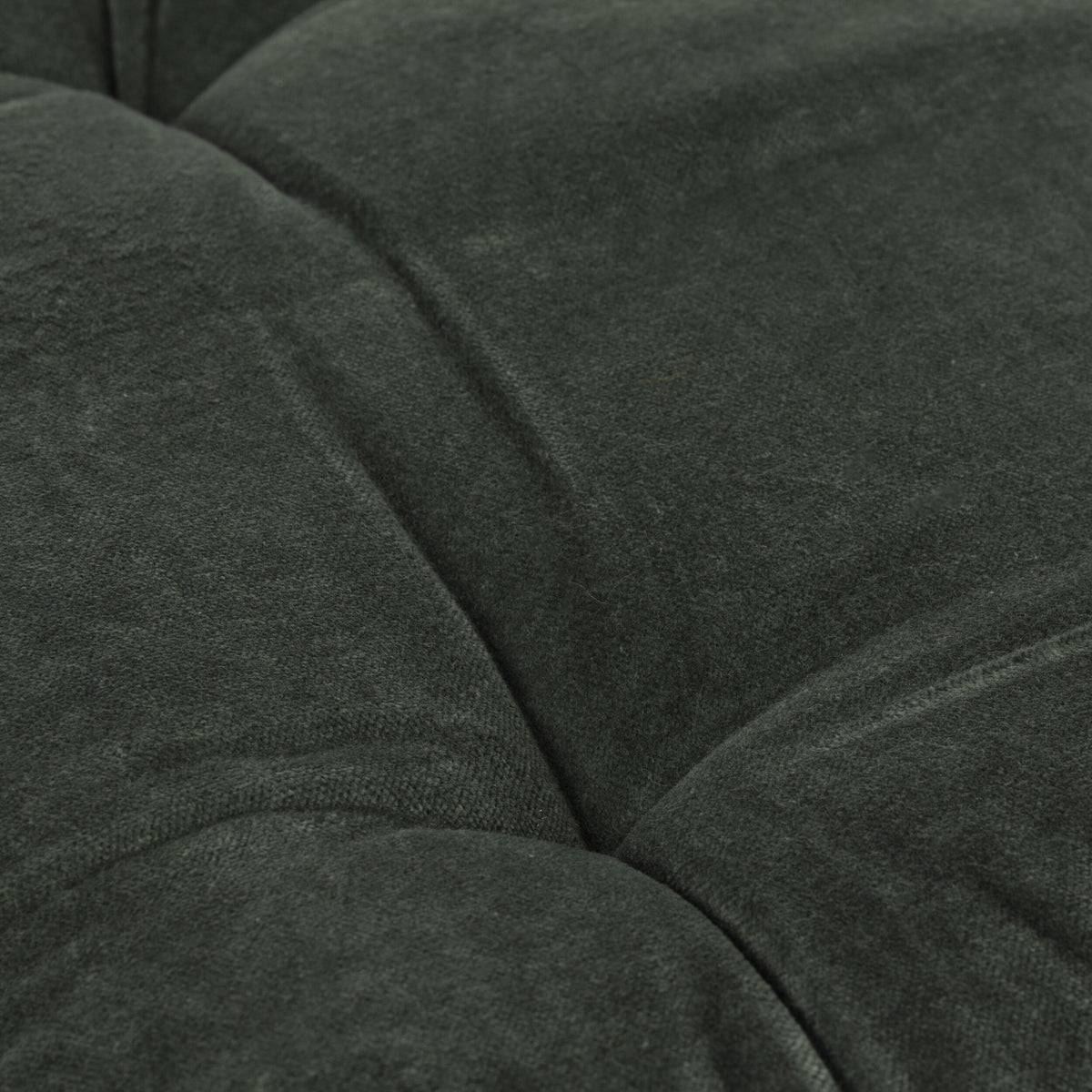 Sierra Cotton Velvet Seat Cushion Pine Green