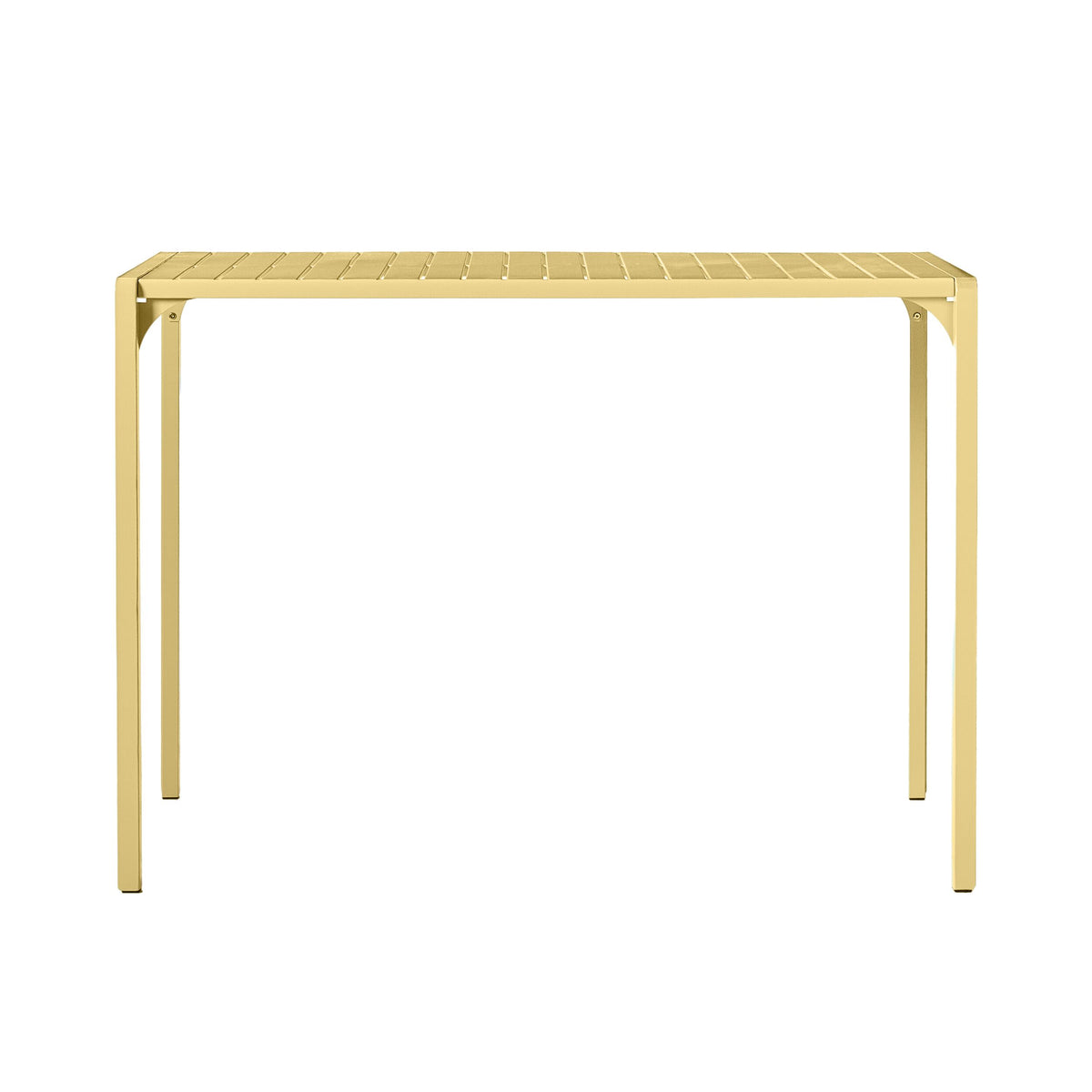 Kace Outdoor Bar Table 140cm Butter Yellow