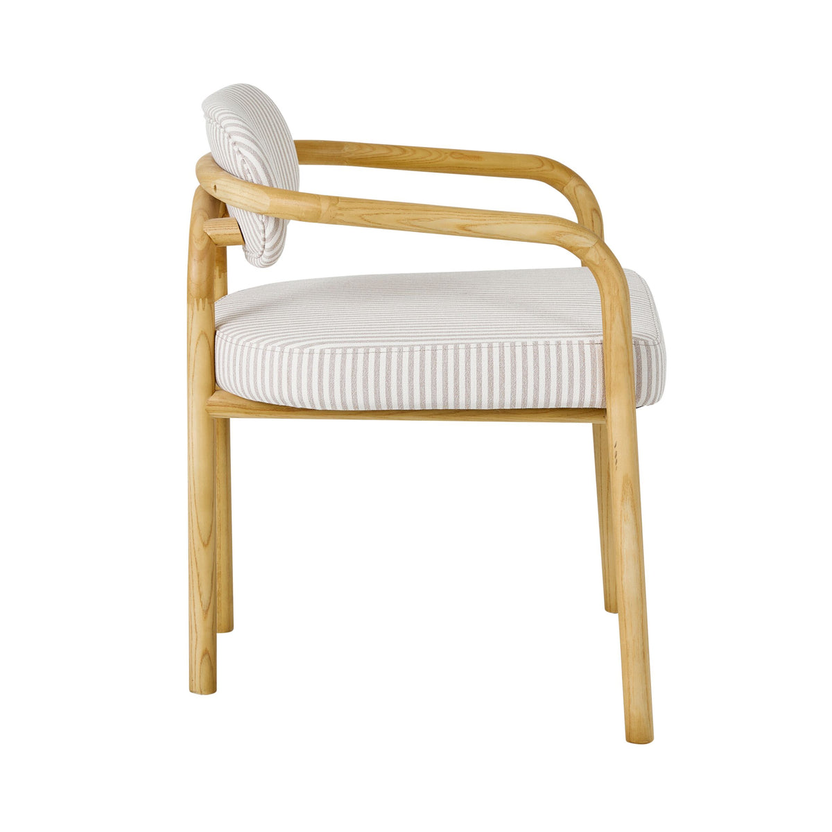 Astor Dining Chair Natural Stripe