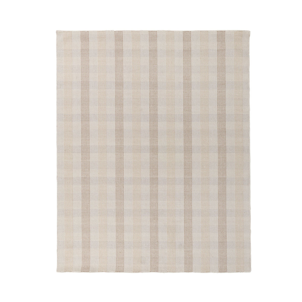 Manning Grid Handloom NZ Wool Rug 240x300cm