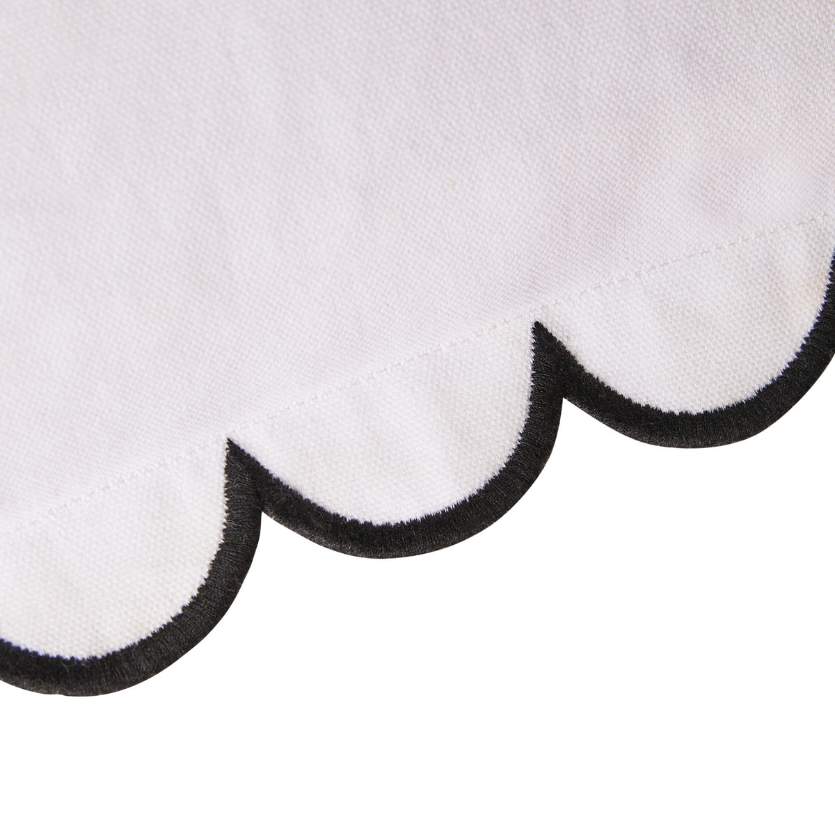 Aerin Scallop Cushion White 45cm