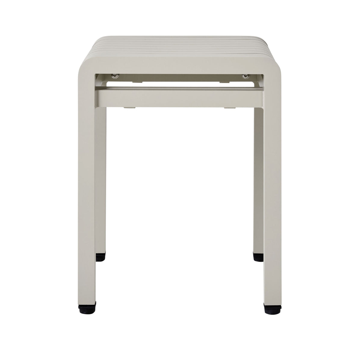 Tomi Alumnium Stool Taupe