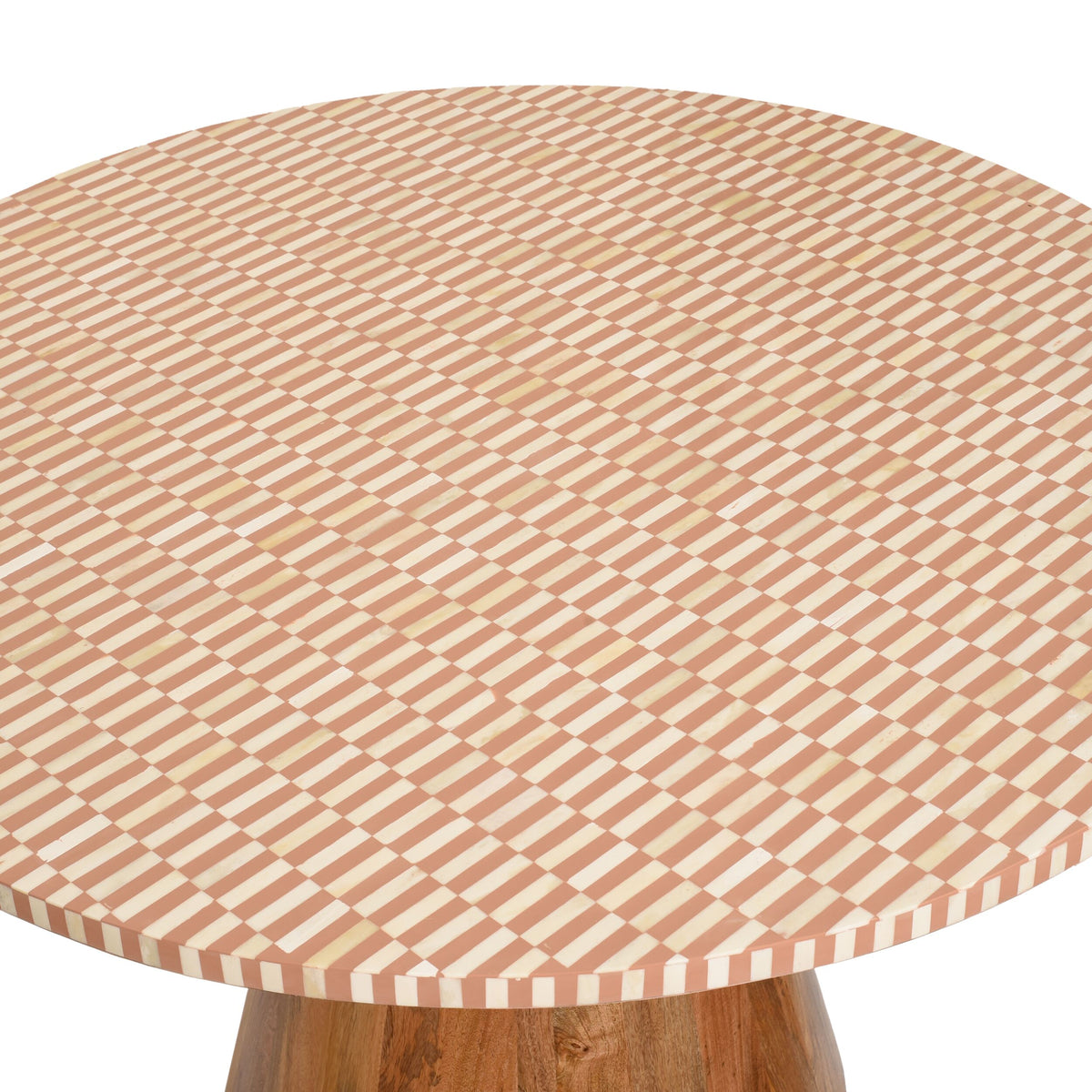 Nylah Bone Inlay Dining Table 120cm