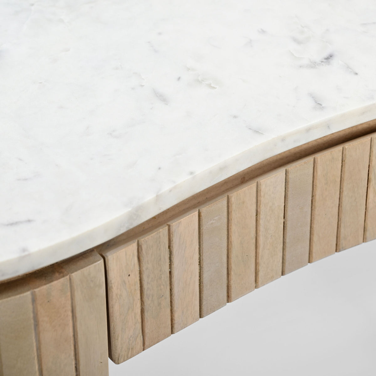 Deva Double Pedestal Desk Natural