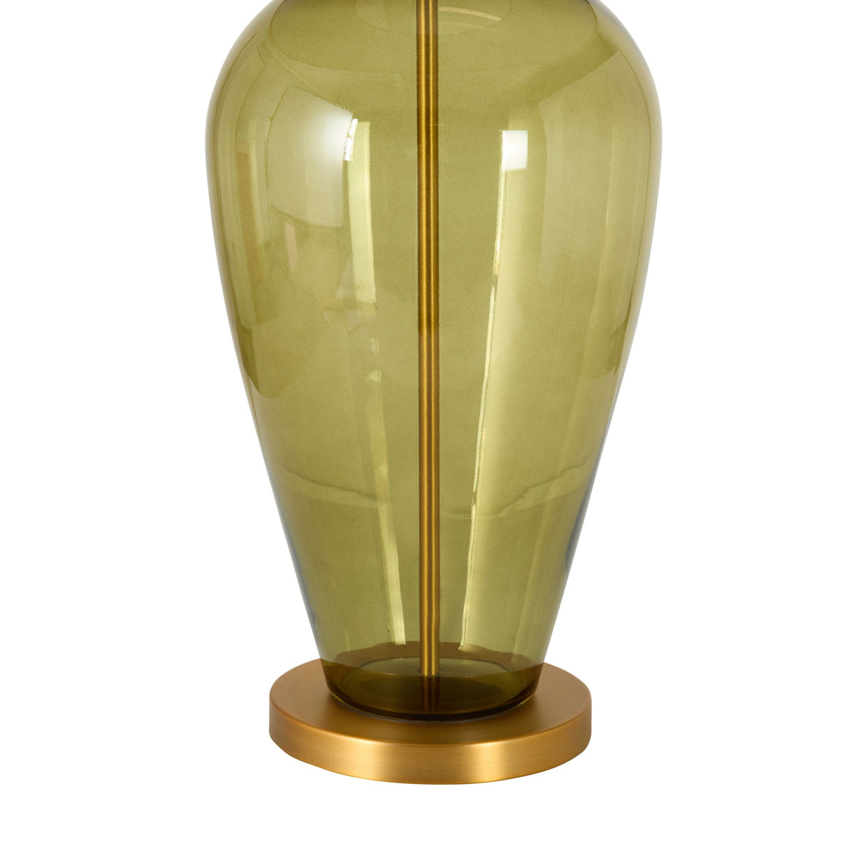Verdant Glass Table Lamp Green 84cm