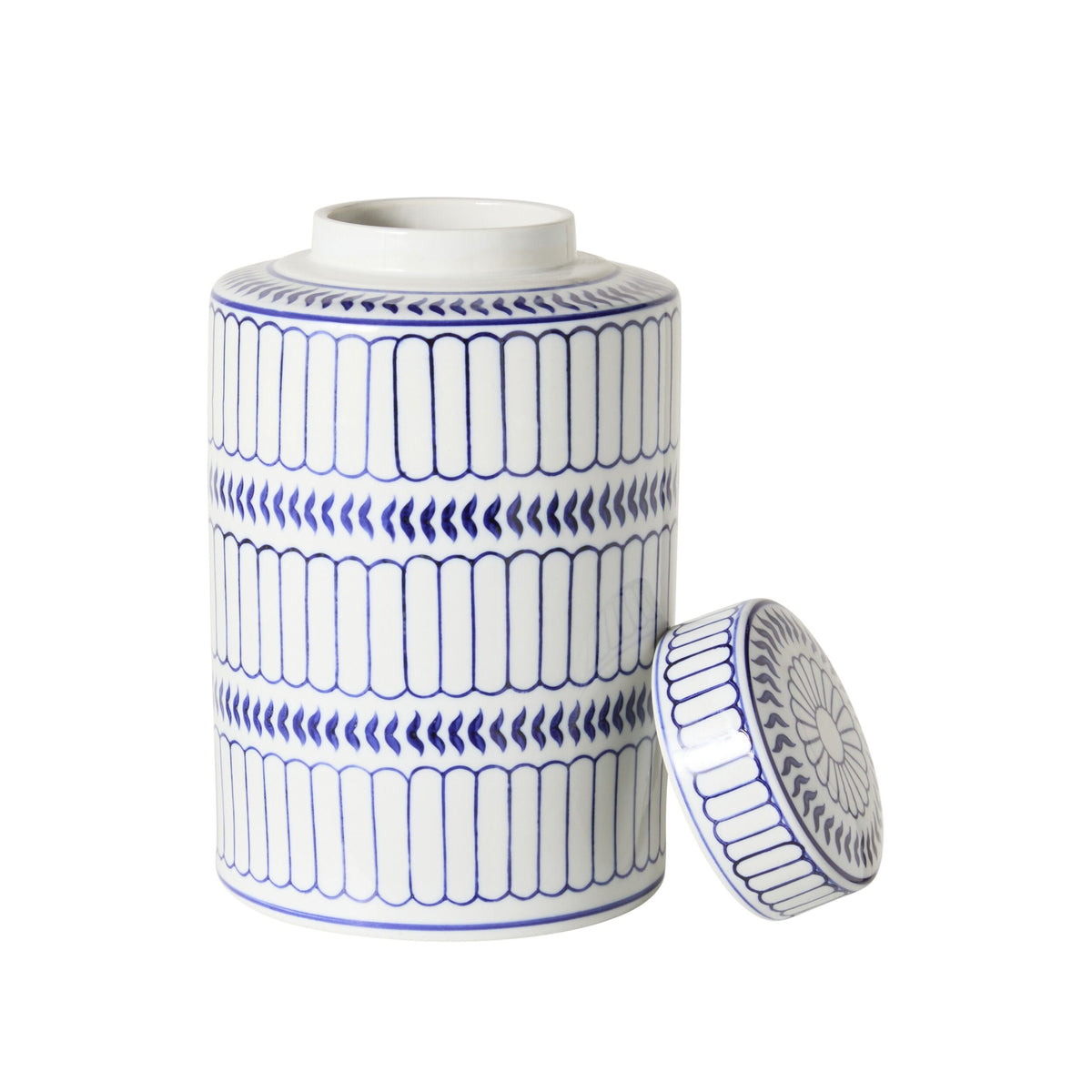 Celadon Striped Ginger Jar 25cm