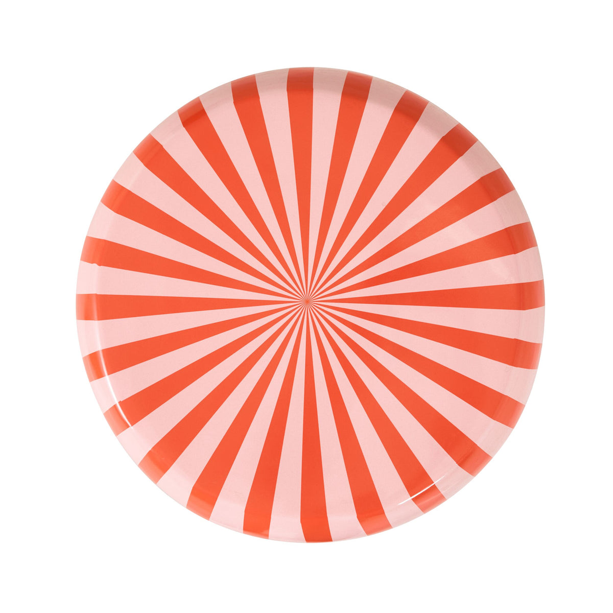 Kiro Curved Stool Pink/Orange